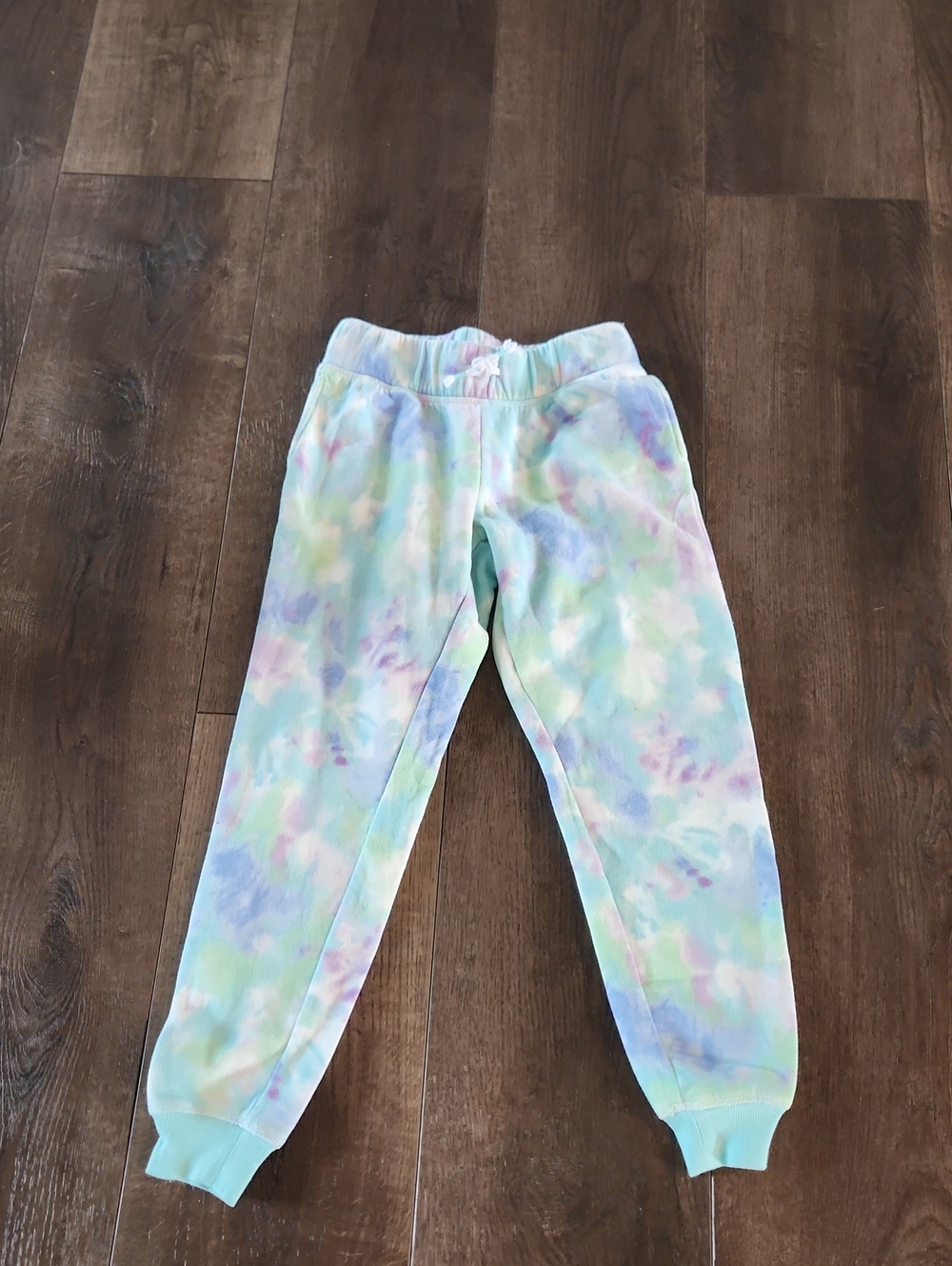 SO softest jogger pants tie dye Blue sz L kid